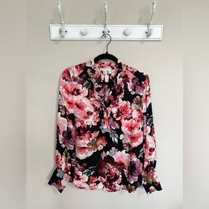 Eliane Rose Women’s Black Floral Too - Size Medium